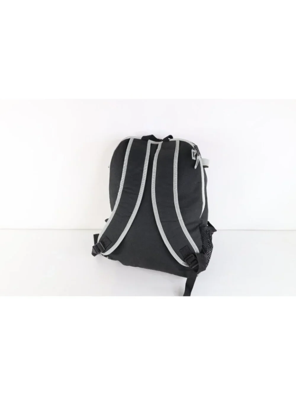Vintage Franklin MLB Baseball Spell Out Backpack Book Bag Carry On Black